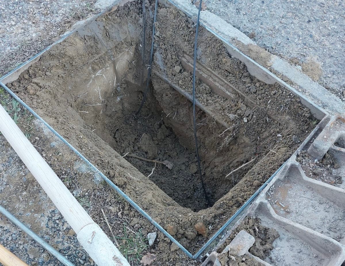Câble bloqué dans fourreau télécom