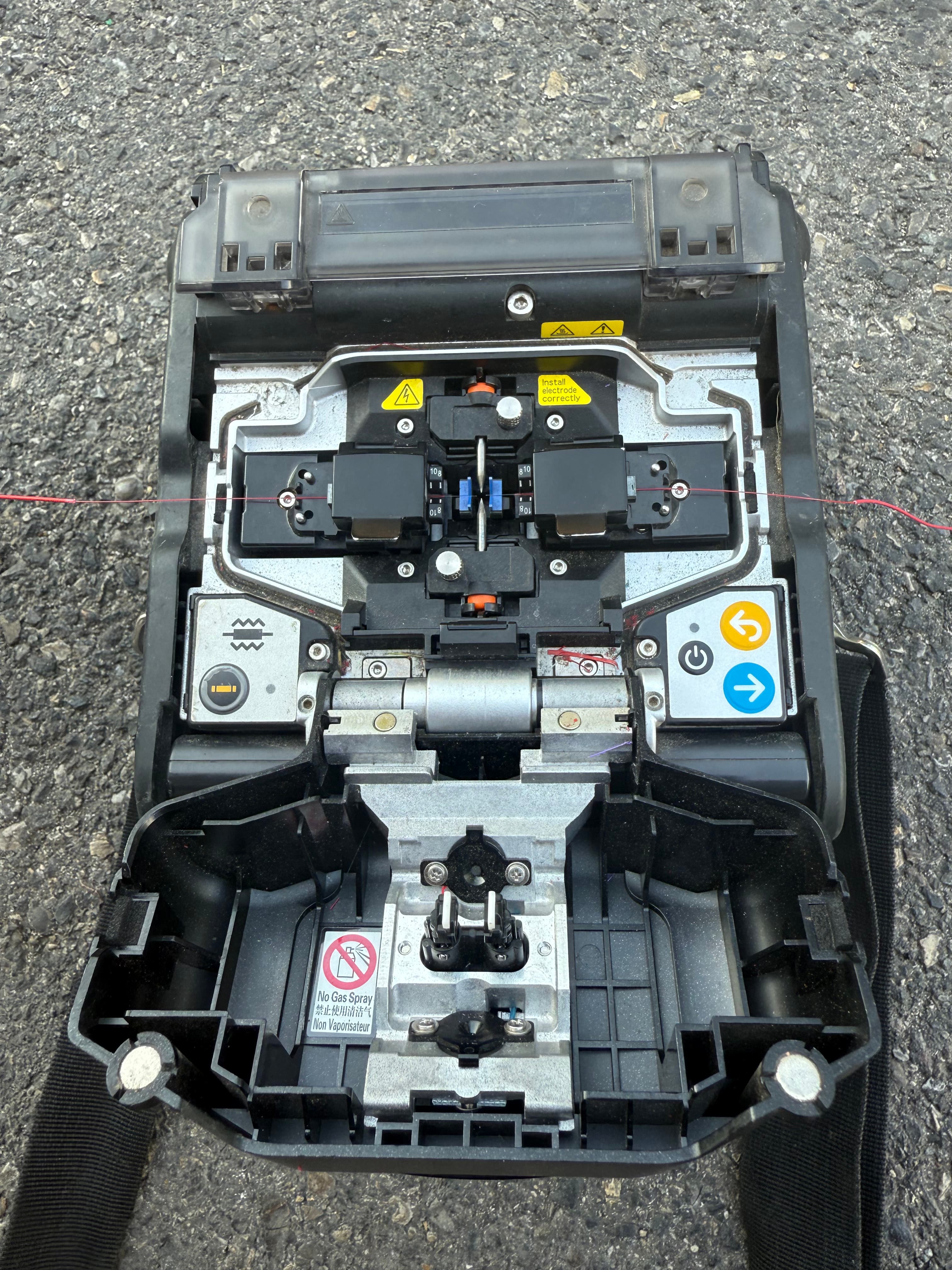 Réparation d'un câble de fibre optique endommagé
