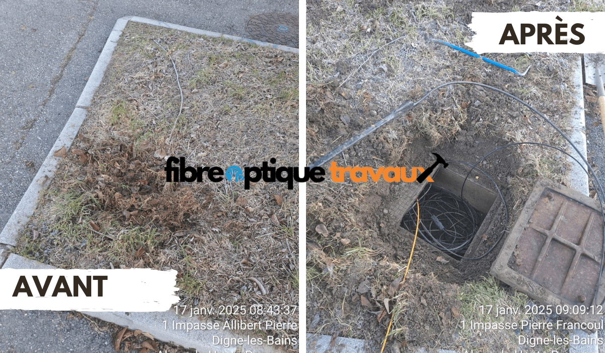 Installation fibre optique dans un immeuble