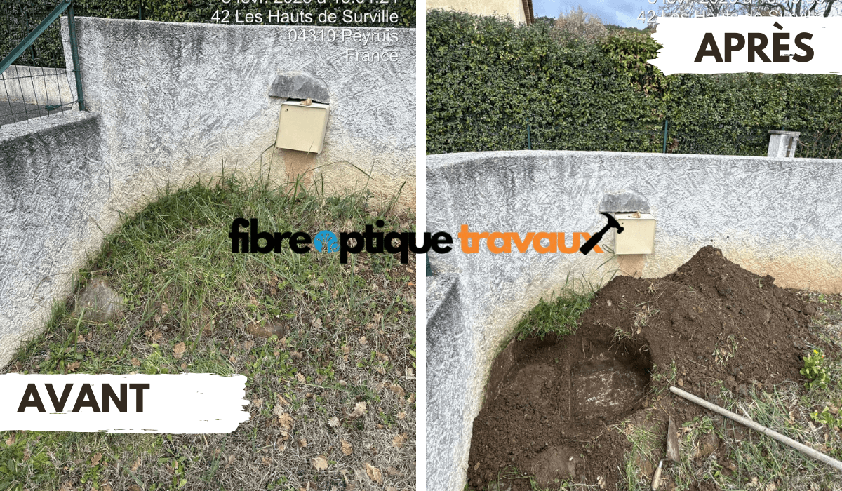 Installation fibre optique dans un immeuble